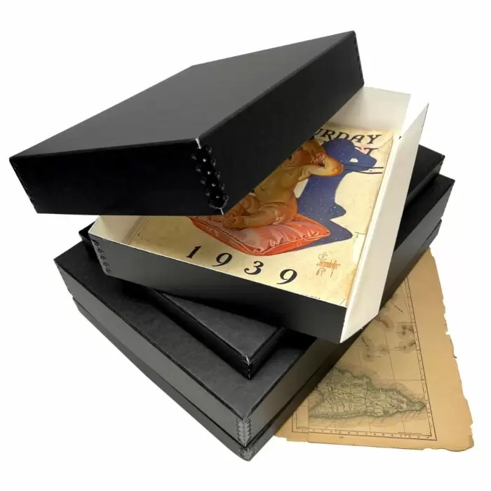 35TH ANNIVERSARY MEMORIAL BOX HIDEKI CO… Lineco Drop Front Archival Boxes, Black