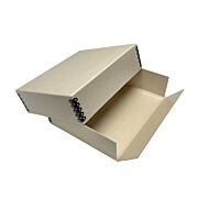Lineco Archival Drop Front Museum Box in Tan, open