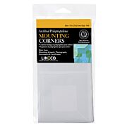 Polypropylene Mounting/ Framing Corners, 3 inch, Full View packaged in a bag L533-0037