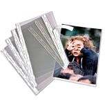 Photo Mounting Sleeves in use with child photograph