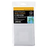 Polypropylene Mounting/ Framing Corners, 3 inch, Full View packaged in a bag L533-0037